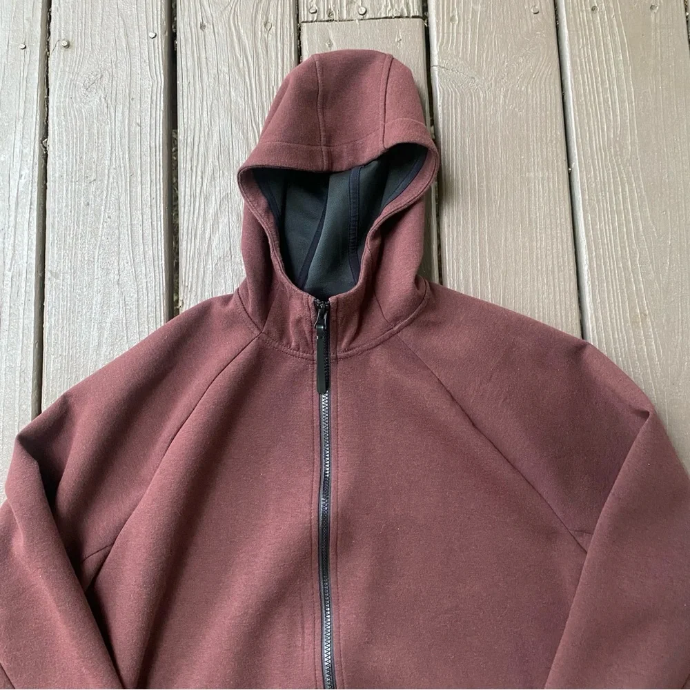 Russell Full Zip Hoodie Jacket Mens Size L Fusion Knit - Picture 9 of 11